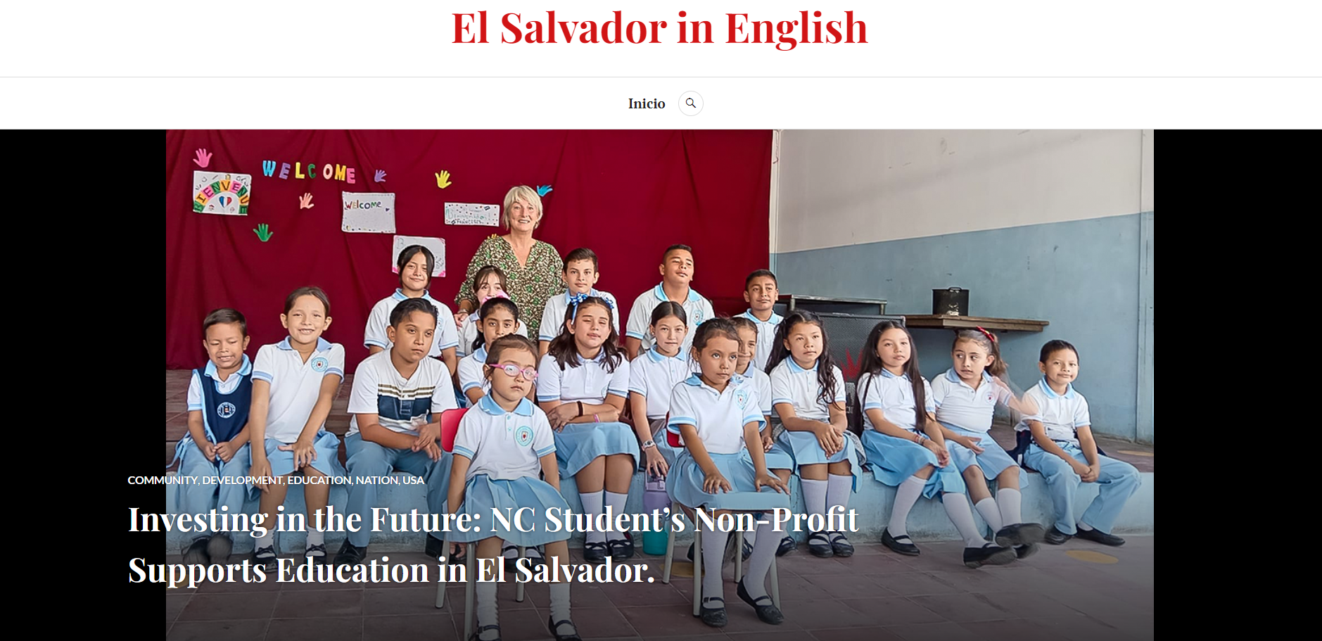 El Salvador in English.